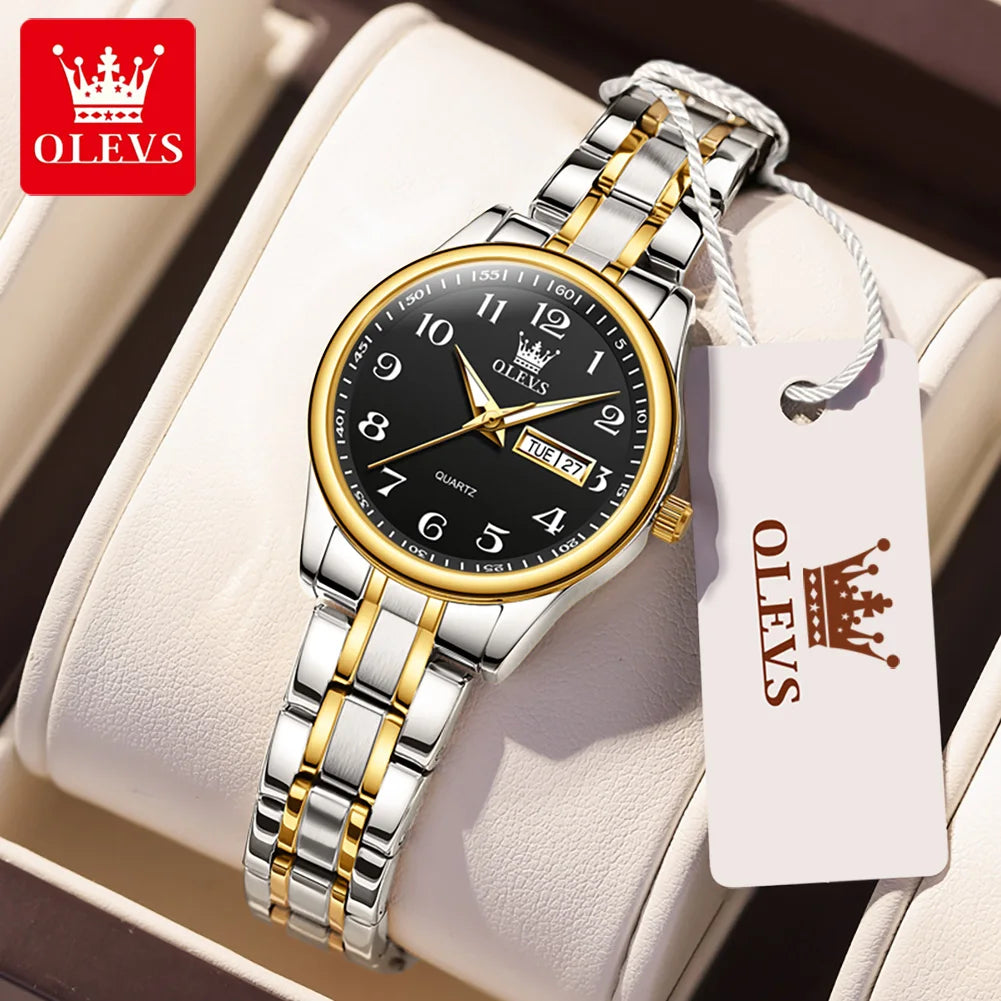 OLEVS Brand Ladies' Watch Quartz Watch Calendar Week Waterproof 5567