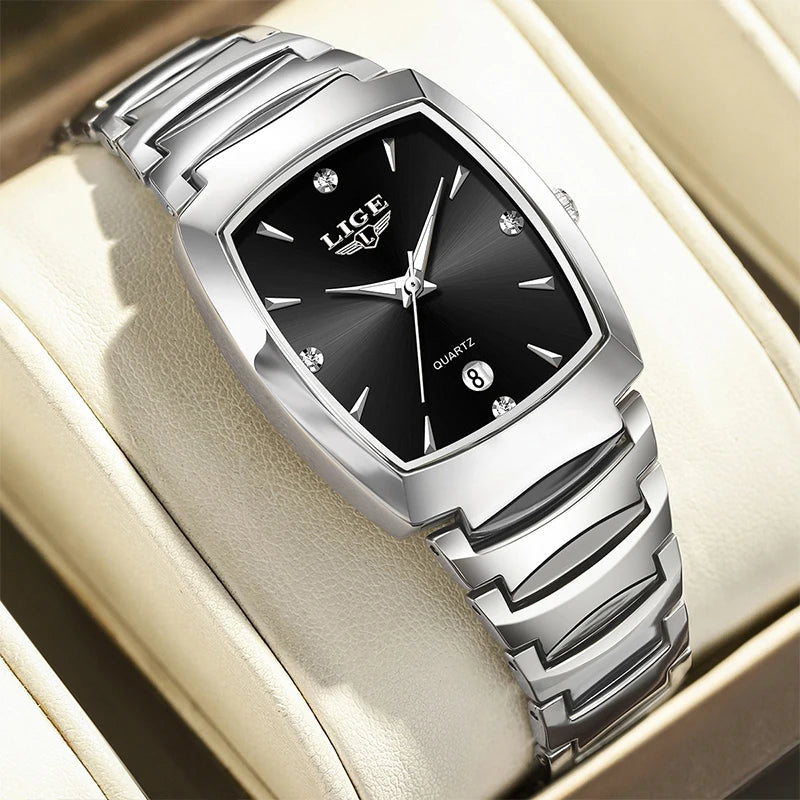 LIGE Watch women Business Luxury Ladies clock female waterproof watch