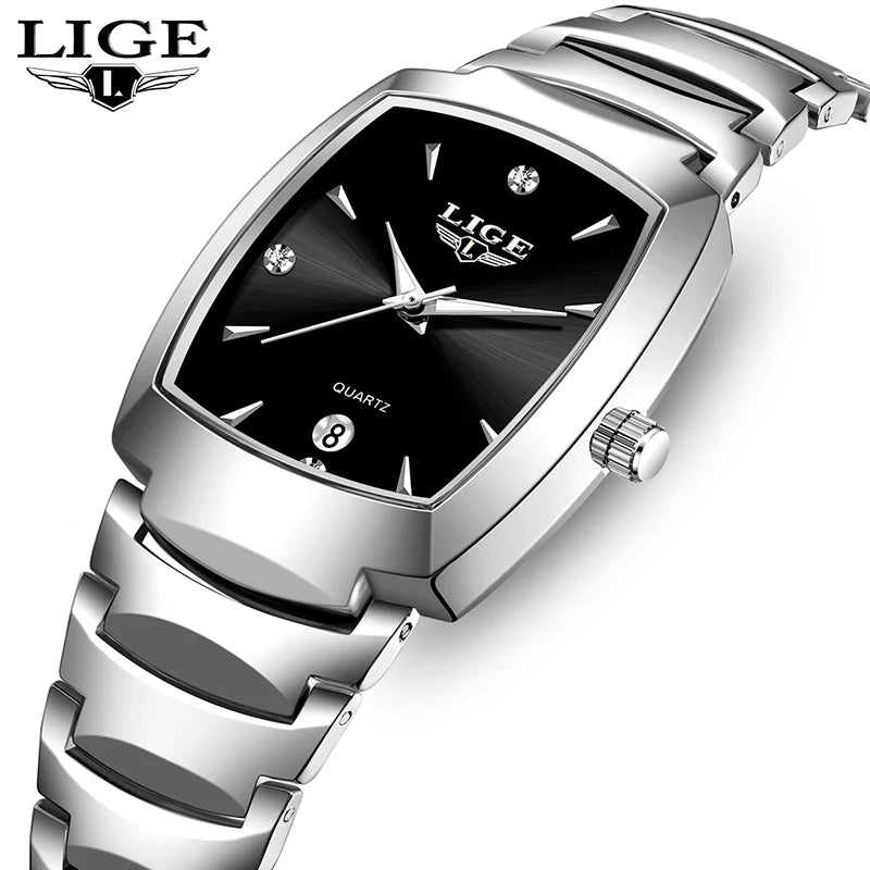 LIGE Watch women Business Luxury Ladies clock female waterproof watch