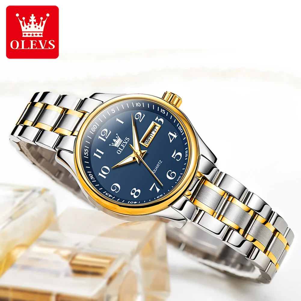 OLEVS Brand Ladies' Watch Quartz Watch Calendar Week Waterproof 5567
