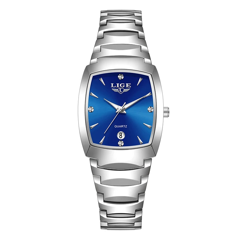 LIGE Watch women Business Luxury Ladies clock female waterproof watch