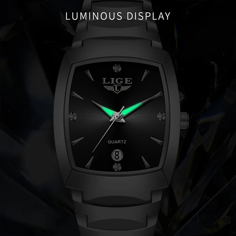 LIGE Watch women Business Luxury Ladies clock female waterproof watch